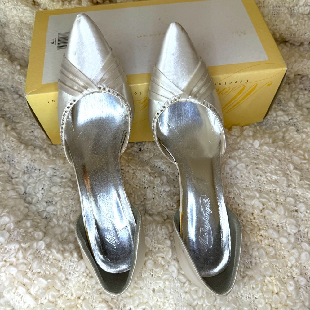 Luxe Silver Women's Heels (used once)